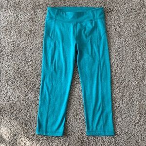 Teal Capri Leggings